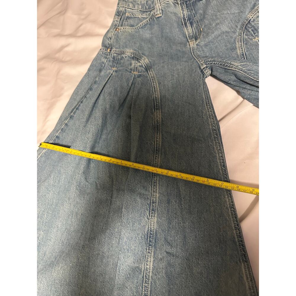 We the free women’s Pandora Wide flare blue jeans size 26 NWT - Picture 10 of 16